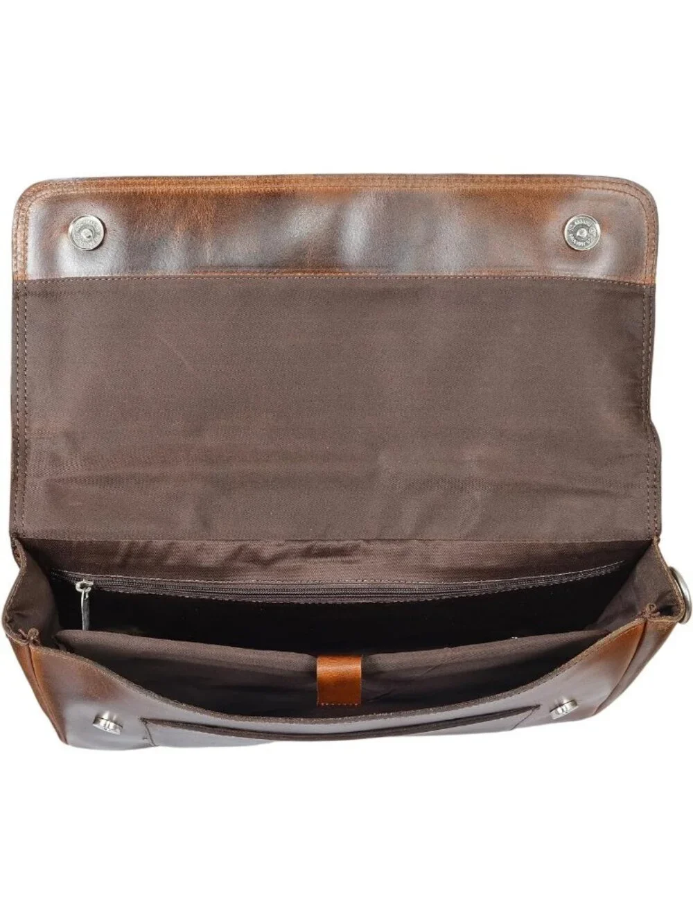 Handcrafted Full Grain Leather Briefcase for Men, Fits 15.6